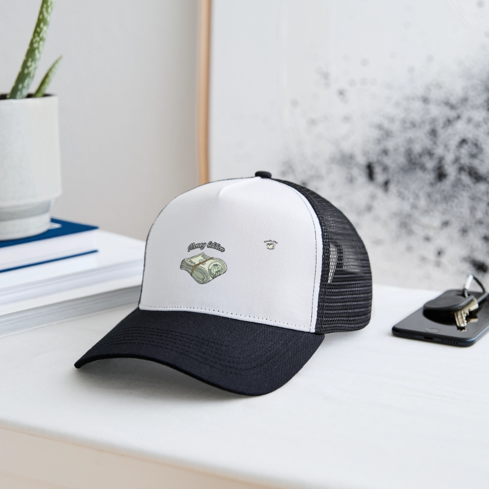 Cap Money Edition - bianco/nero