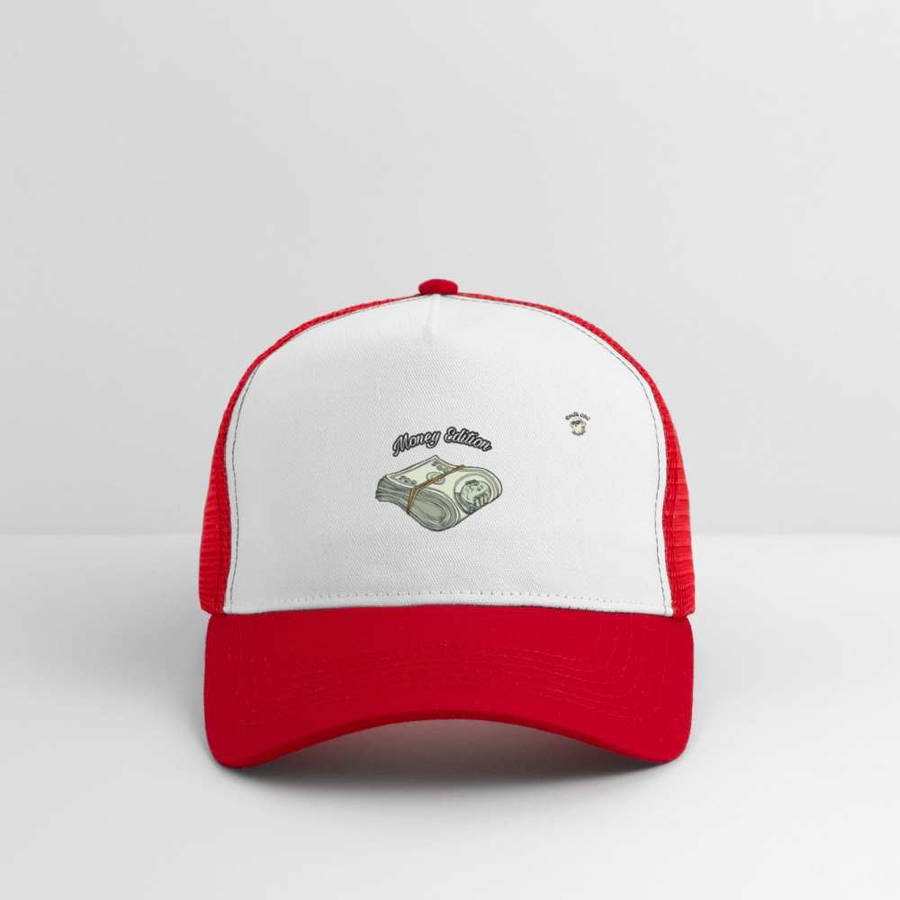 Cap Money Edition - bianco/rosso