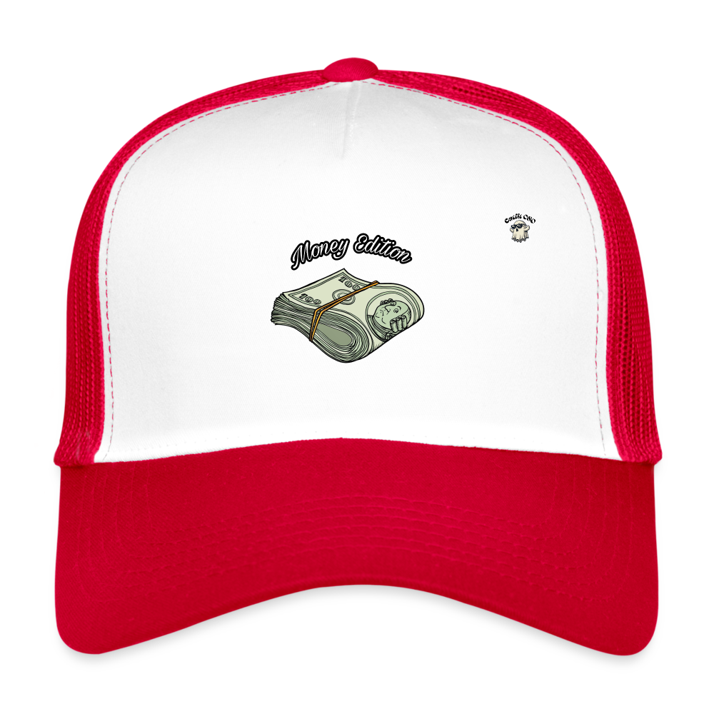 Cap Money Edition - bianco/rosso
