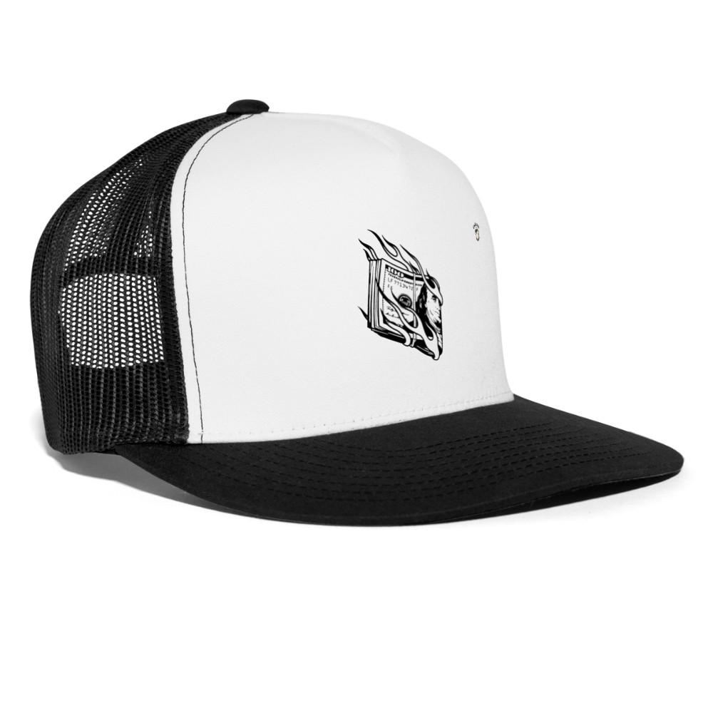 Money Cap – Outfit080 - bianco/nero