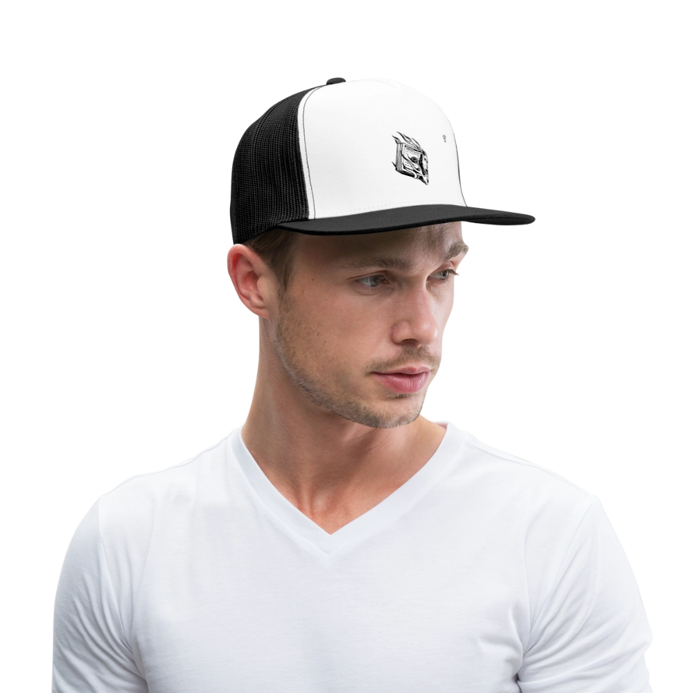 Money Cap – Outfit080 - bianco/nero