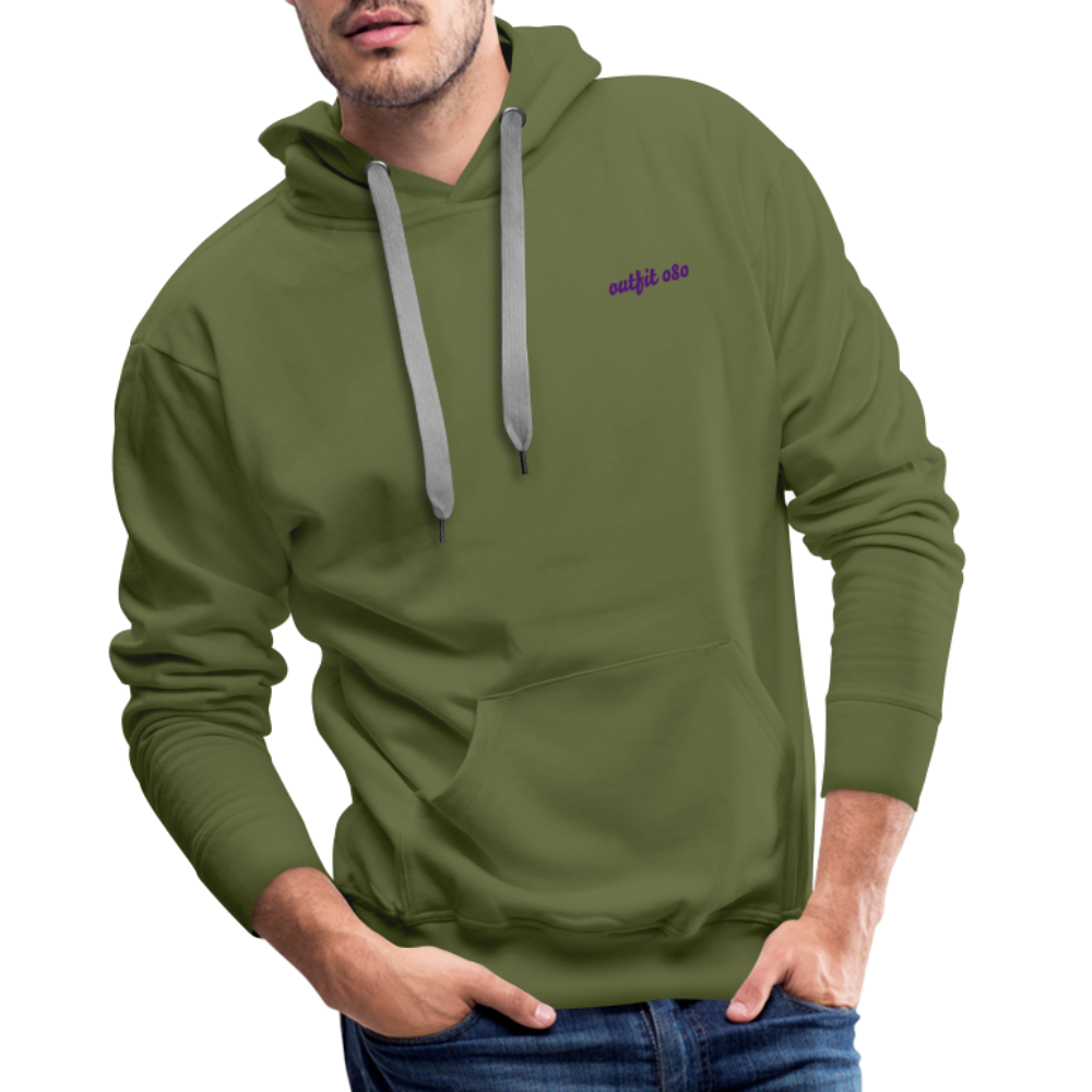 Felpa con cappuccio  uomo - olive green