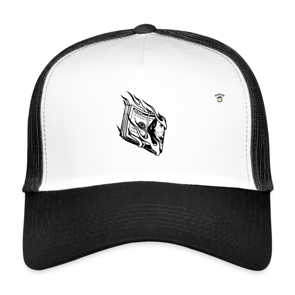 Money Cap – Outfit080 - bianco/nero