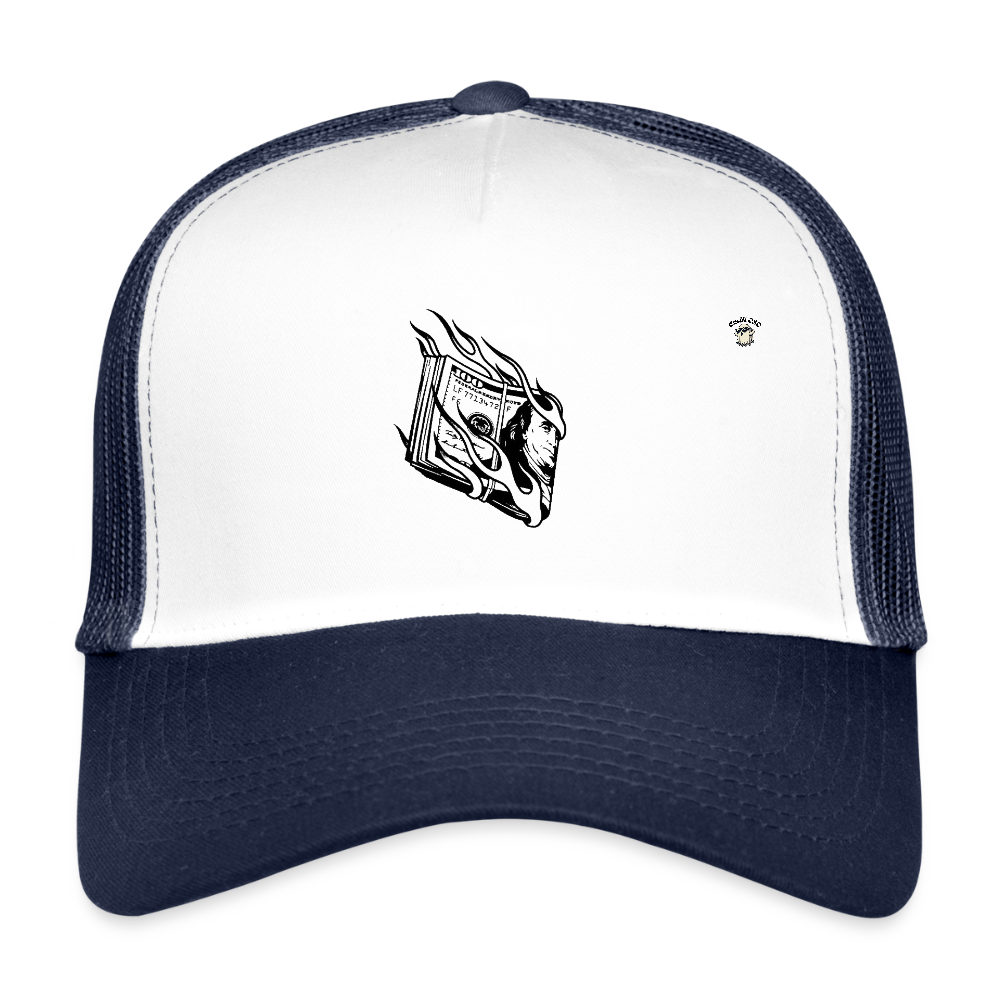 Money Cap – Outfit080 - bianco/navy