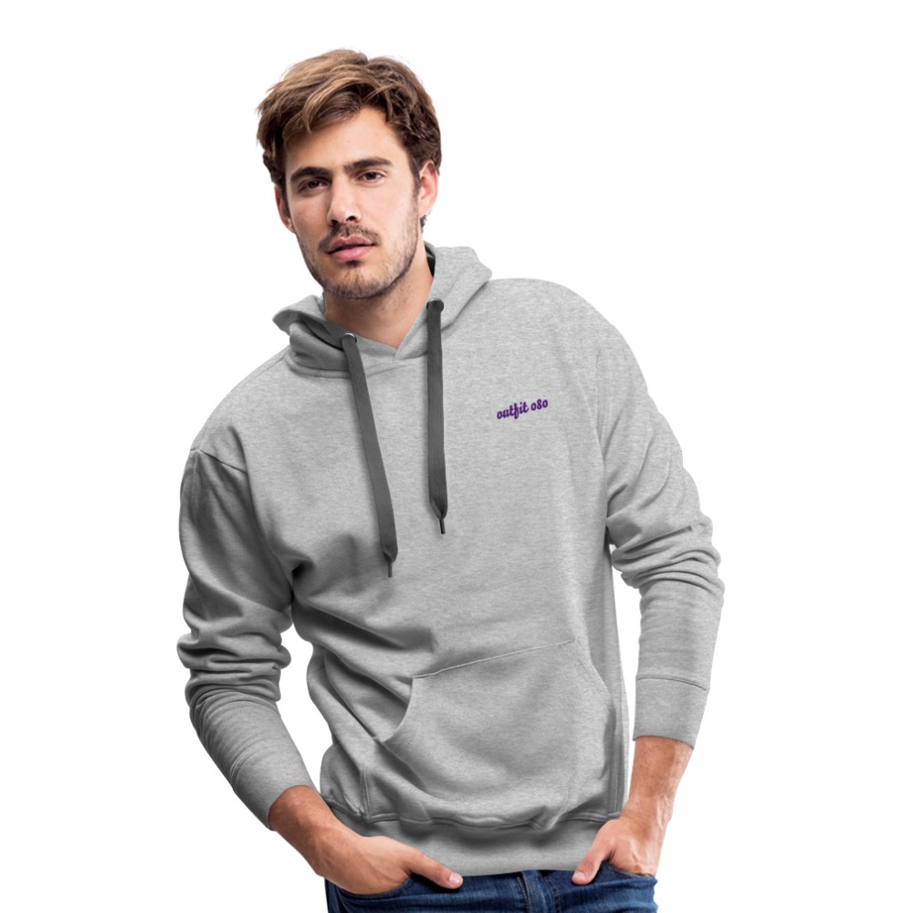 Felpa con cappuccio  uomo - heather grey