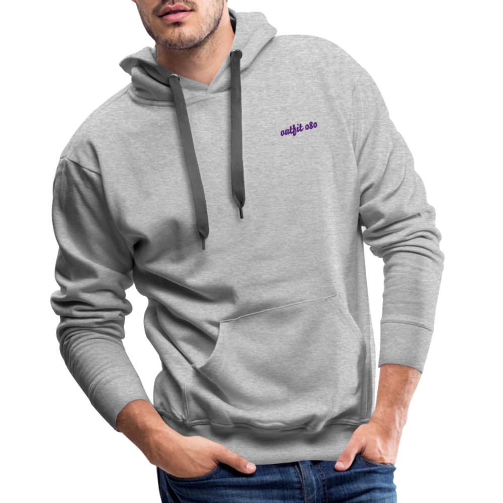 Felpa con cappuccio  uomo - heather grey