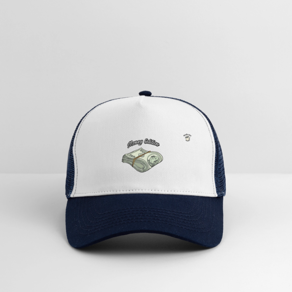 Cap Money Edition - bianco/navy